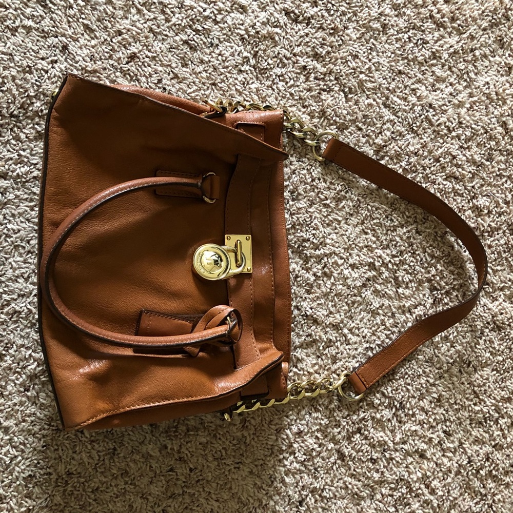 Michael Kors leather satchel w/ wallet